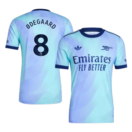 Authentic ØDEGAARD #8 Soccer Jersey Arsenal Third Away Shirt 2024/25 - bestsoccerstore