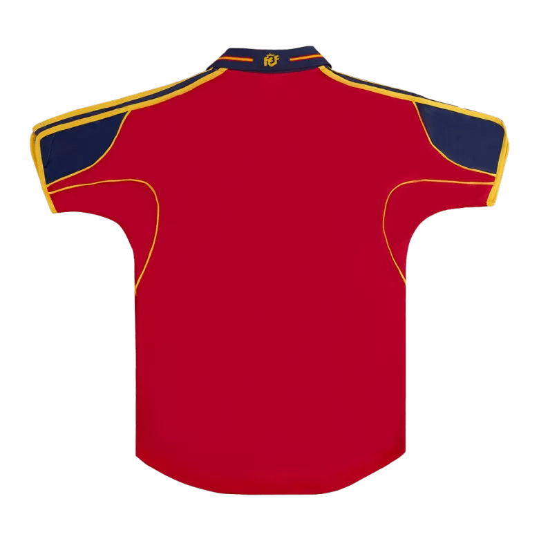 Spain Retro Jersey Home Soccer Shirt 2000 - bestsoccerstore