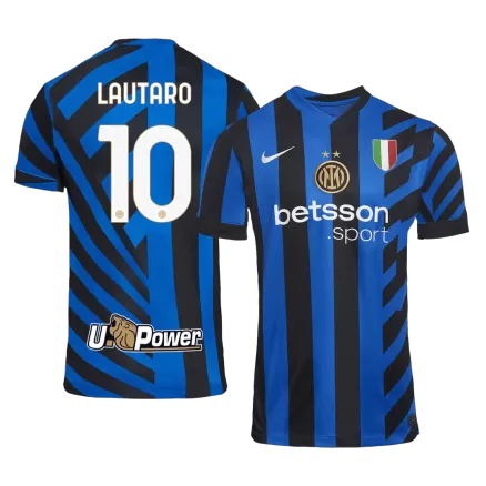 LAUTARO #10 Inter Milan Soccer Jersey Home Custom Shirt 2024/25 - bestsoccerstore