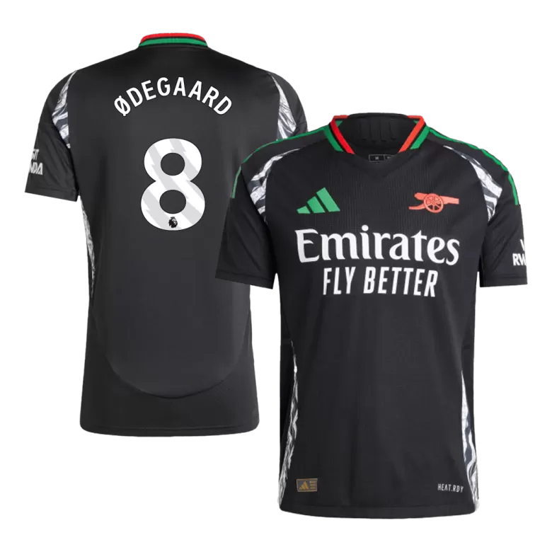 Authentic ØDEGAARD #8 Soccer Jersey Arsenal Away Shirt 2024/25 - bestsoccerstore