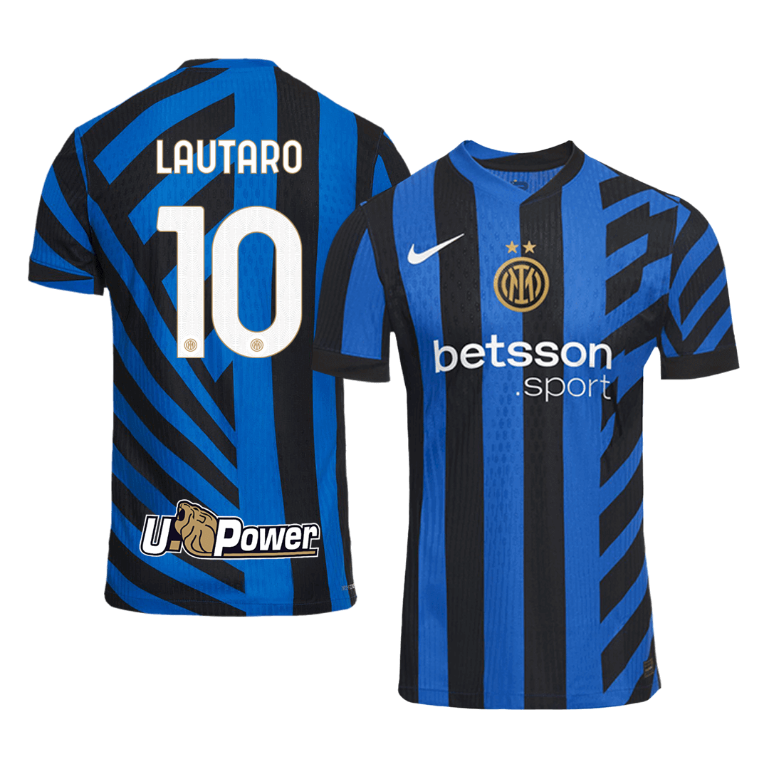 Inter Milan LAUTARO #10 Home Custom Player Version Soccer Jersey - bestsoccerstore