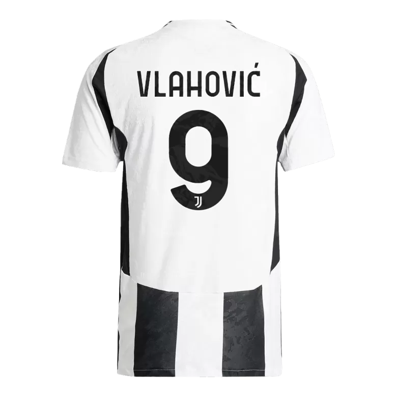 Authentic VLAHOVIĆ #9 Soccer Jersey Juventus Home Shirt 2024/25 Save The Children Sponsor - bestsoccerstore