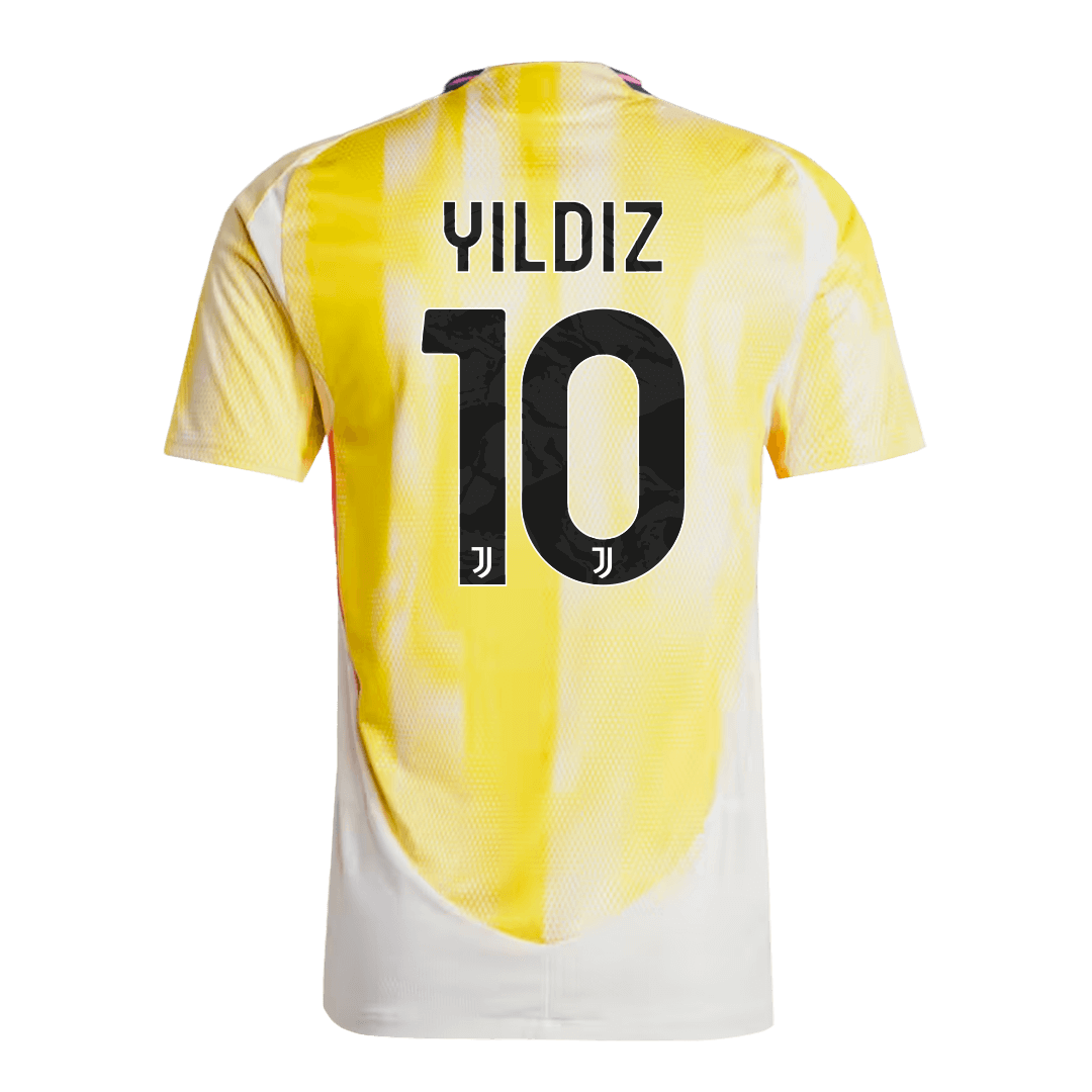 Juventus Jersey Custom YILDIZ #10 Soccer Jersey Away - bestsoccerstore