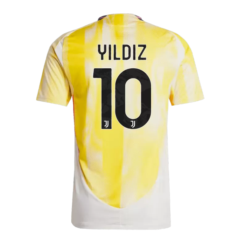 Authentic YILDIZ #10 Soccer Jersey Juventus Away Shirt 2024/25 Save The Children Sponsor - bestsoccerstore