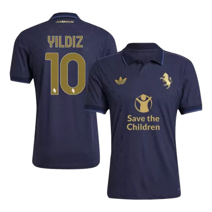 Authentic YILDIZ #10 Soccer Jersey Juventus Third Away Shirt 2024/25 Save The Children Sponsor - bestsoccerstore