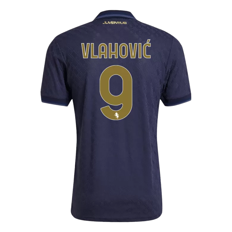 Authentic VLAHOVIĆ #9 Soccer Jersey Juventus Third Away Shirt 2024/25 Save The Children Sponsor - bestsoccerstore