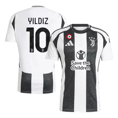 Juventus Jersey Custom YILDIZ #10 Soccer Jersey Home 2024/25 - bestsoccerstore