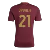 DYBALA #21 Roma Soccer Jersey Home Custom Shirt 2024/25 - bestsoccerstore