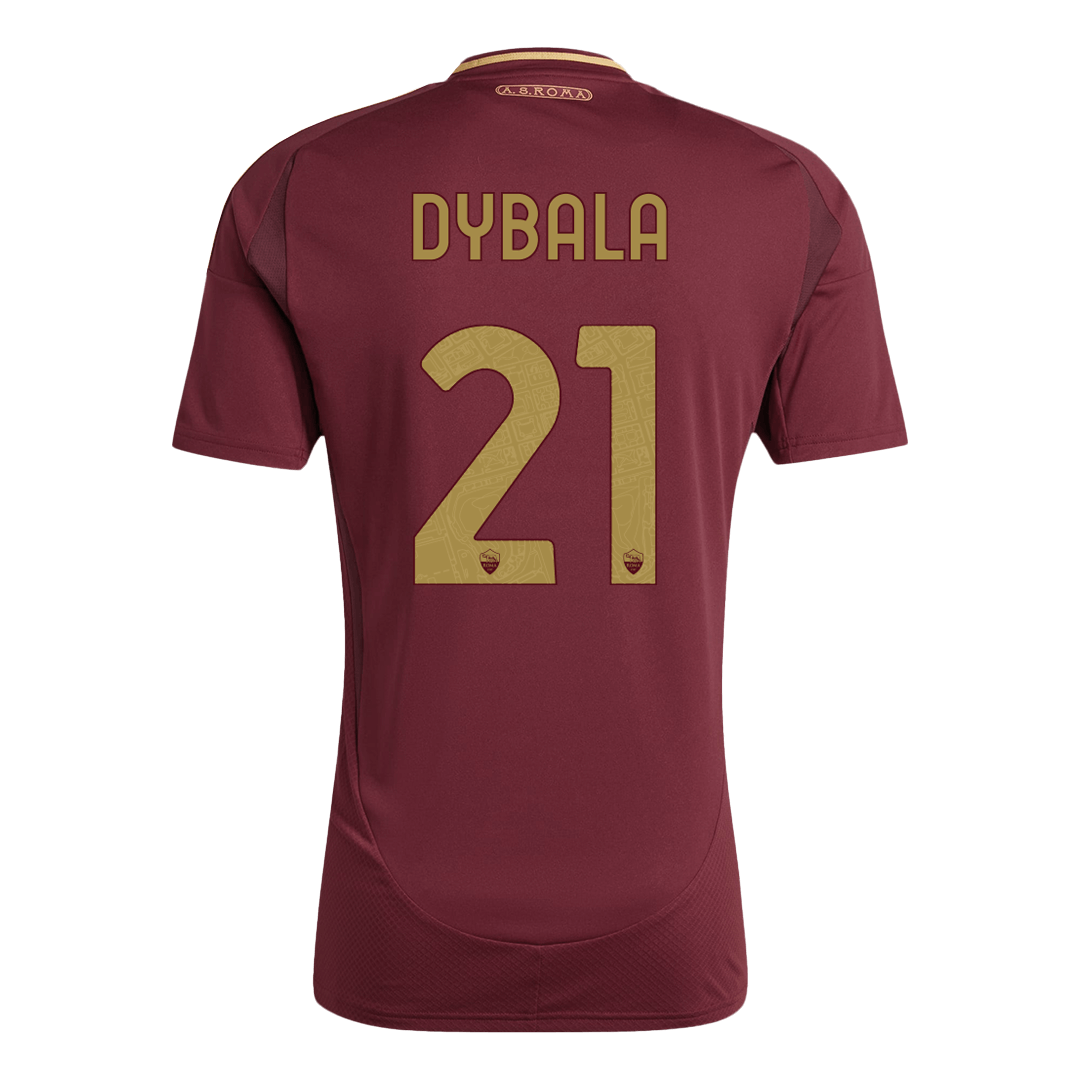DYBALA #21 Roma Soccer Jersey Home Custom Shirt - bestsoccerstore