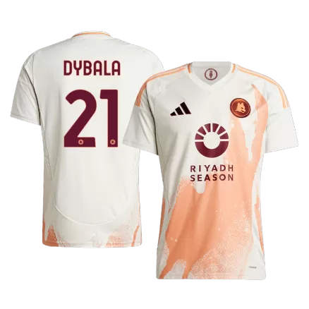 DYBALA #21 Roma Soccer Jersey Away Custom Shirt 2024/25 - bestsoccerstore