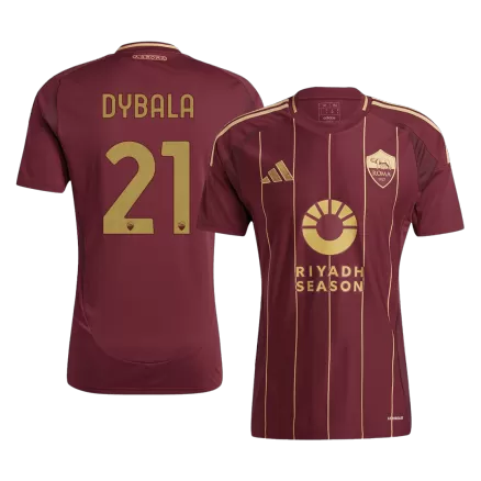 DYBALA #21 Roma Soccer Jersey Home Custom Shirt 2024/25 - bestsoccerstore