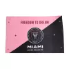 Inter Miami CF Team Flag Pink&Black - bestsoccerstore