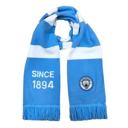 Manchester City Soccer Scarf Blue&White - bestsoccerstore