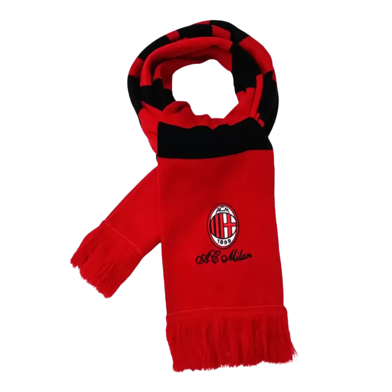 AC Milan Soccer Scarf Red&Black - bestsoccerstore