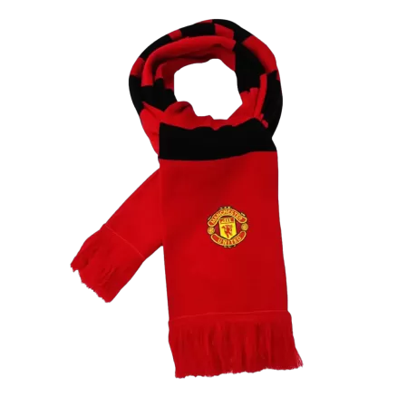 Manchester United Soccer Scarf Red&Black - bestsoccerstore