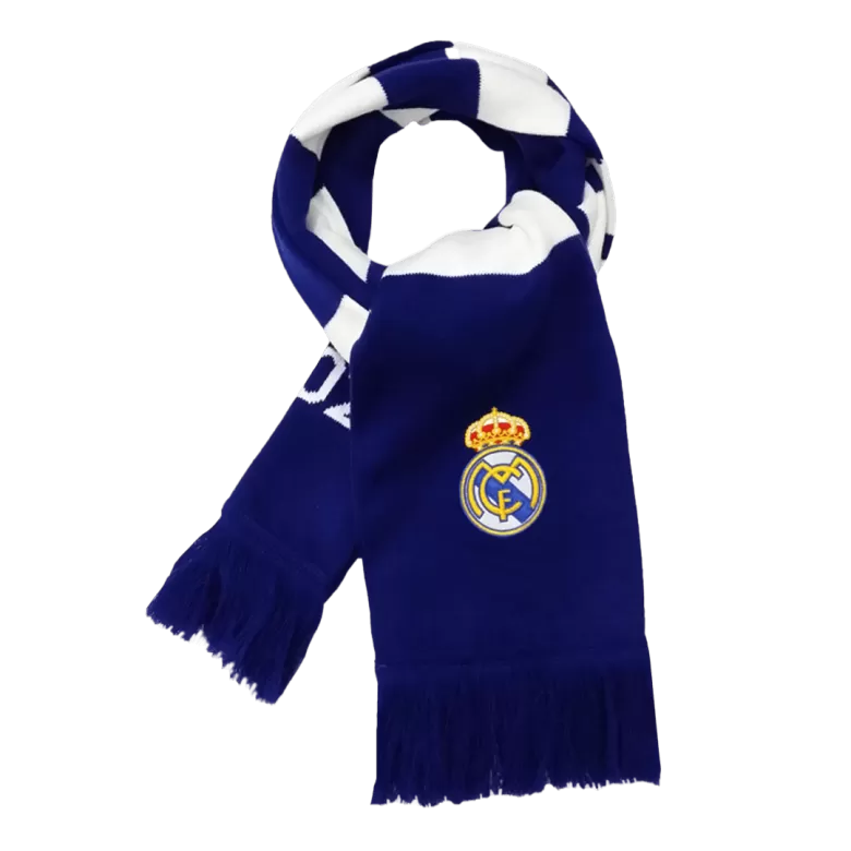 Real Madrid Soccer Scarf Blue&White - bestsoccerstore