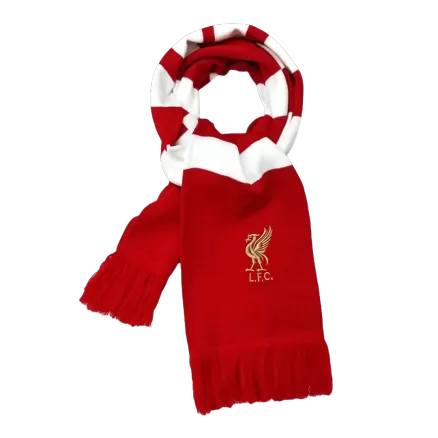 Liverpool Soccer Scarf Red&White - bestsoccerstore