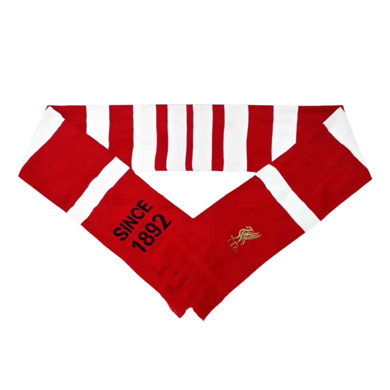 Liverpool Soccer Scarf Red&White - bestsoccerstore