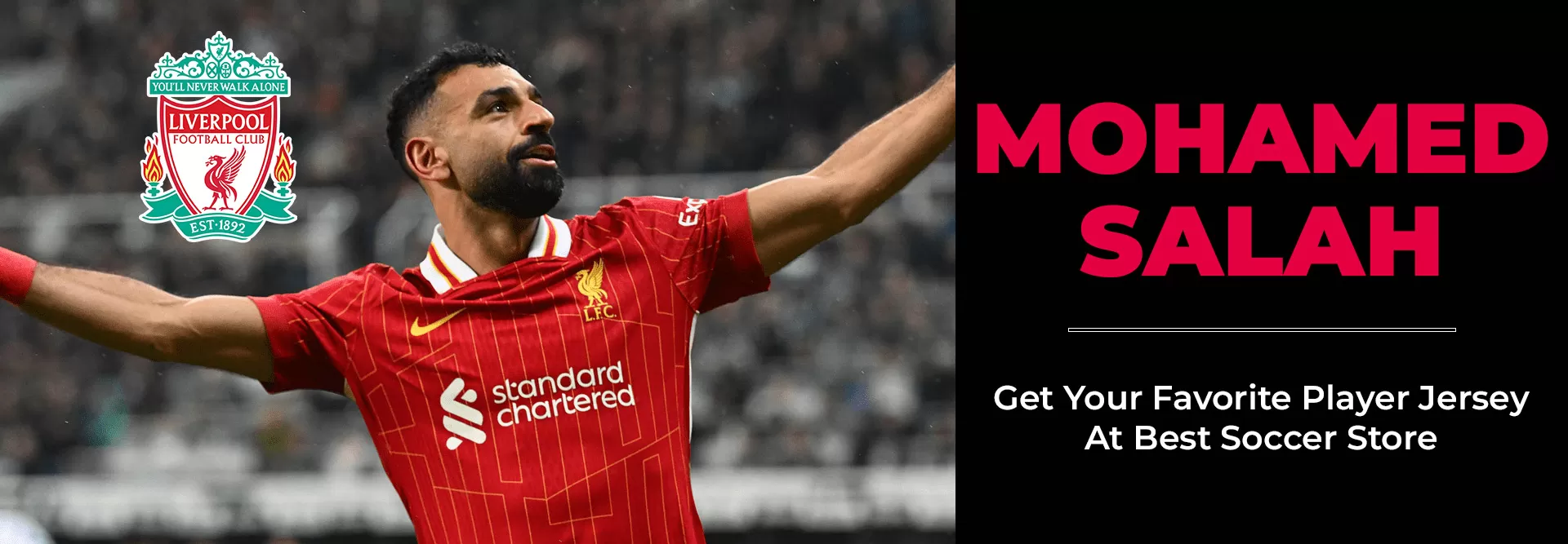 MOHAMED SALAH BANNER - bestsoccerstore