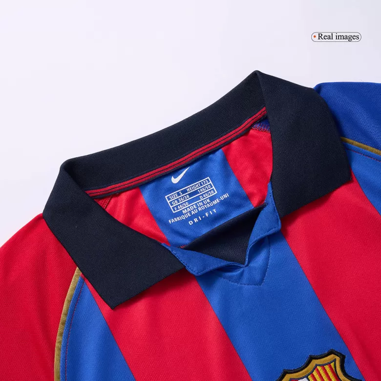 Barcelona Retro Jersey Home Soccer Shirt 2001/02 - bestsoccerstore