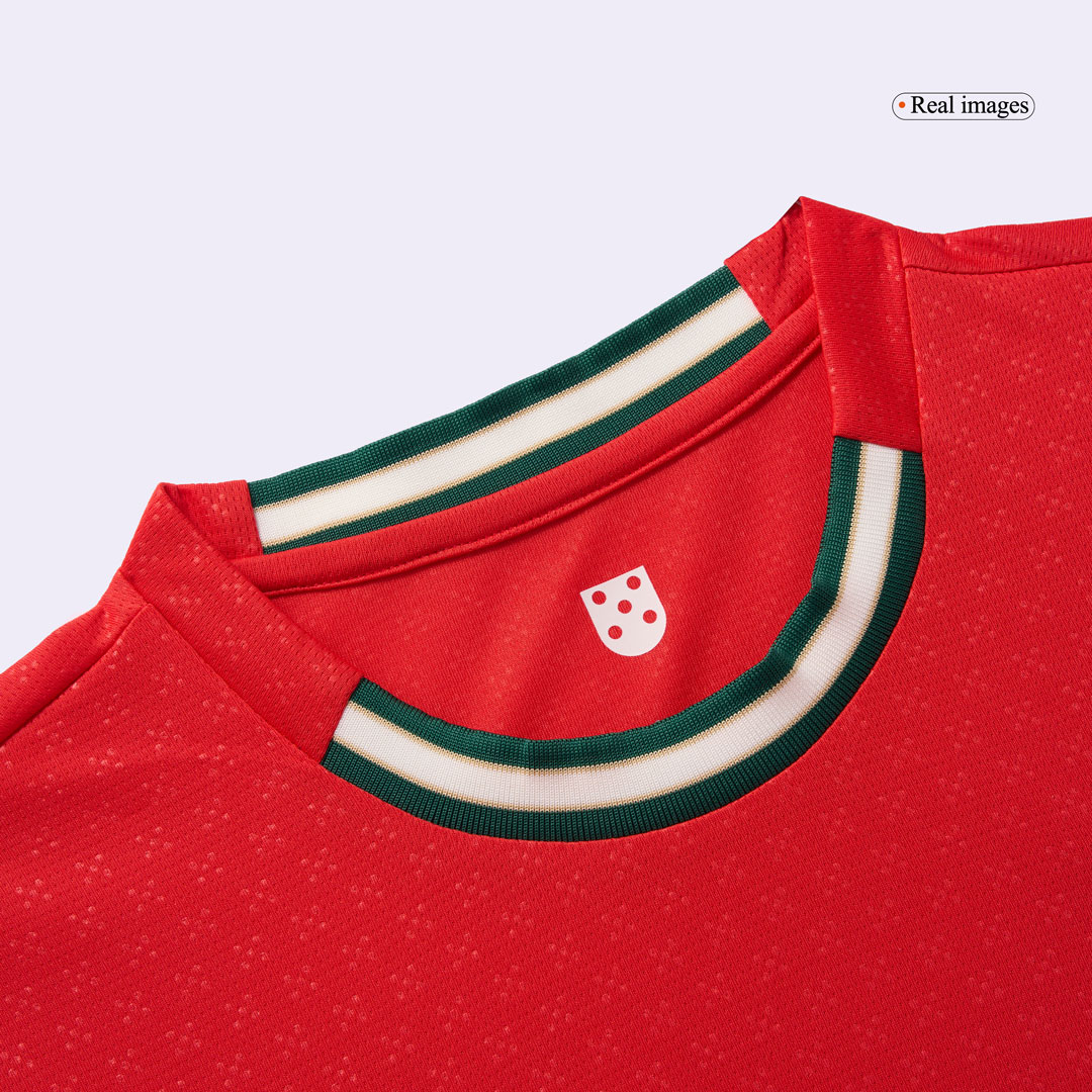 Portugal Soccer Jersey Home Custom Shirt 2025 - bestsoccerstore