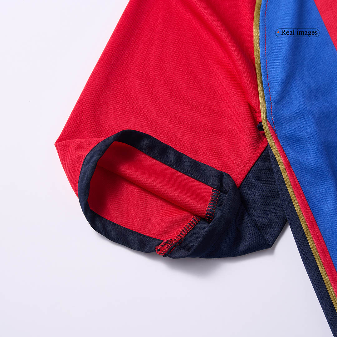 RIVALDO #10 Barcelona Retro Jersey Home Soccer Shirt 2001/02 - bestsoccerstore