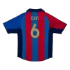 XAVI #6 Barcelona Retro Jersey Home Soccer Shirt 2001/02 - bestsoccerstore