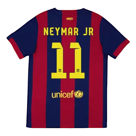 NEYMAR JR #11 Barcelona Retro Jersey Home Soccer Shirt 2014/15 - bestsoccerstore