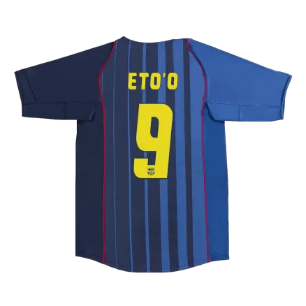 ETO'O #9 Barcelona Retro Jersey Away Soccer Shirt 2004/05 - bestsoccerstore