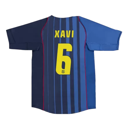 XAVI #6 Barcelona Retro Jersey Away Soccer Shirt 2004/05 - bestsoccerstore