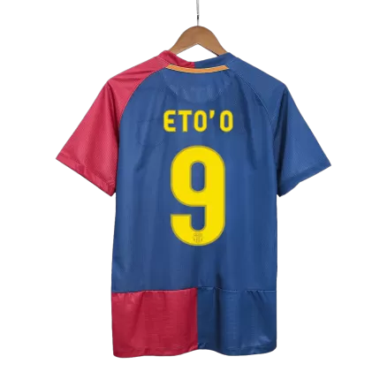 ETO'O #9 Barcelona Retro Jersey Home Soccer Shirt 2008/09 - bestsoccerstore