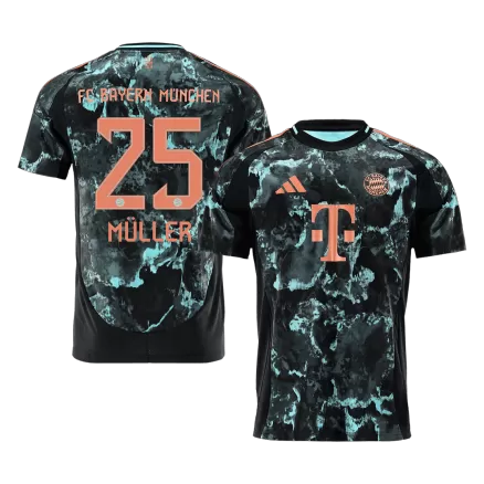 MÜLLER #25 Bayern Munich Soccer Jersey Away Custom Shirt 2024/25 - bestsoccerstore