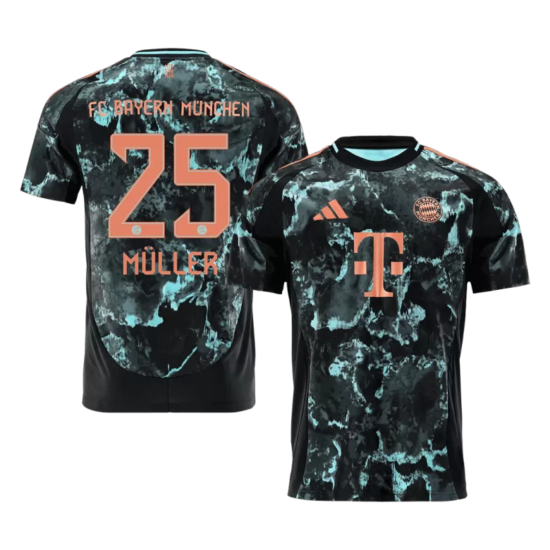 MÜLLER #25 Bayern Munich Soccer Jersey Away Custom Shirt 2024/25 - bestsoccerstore