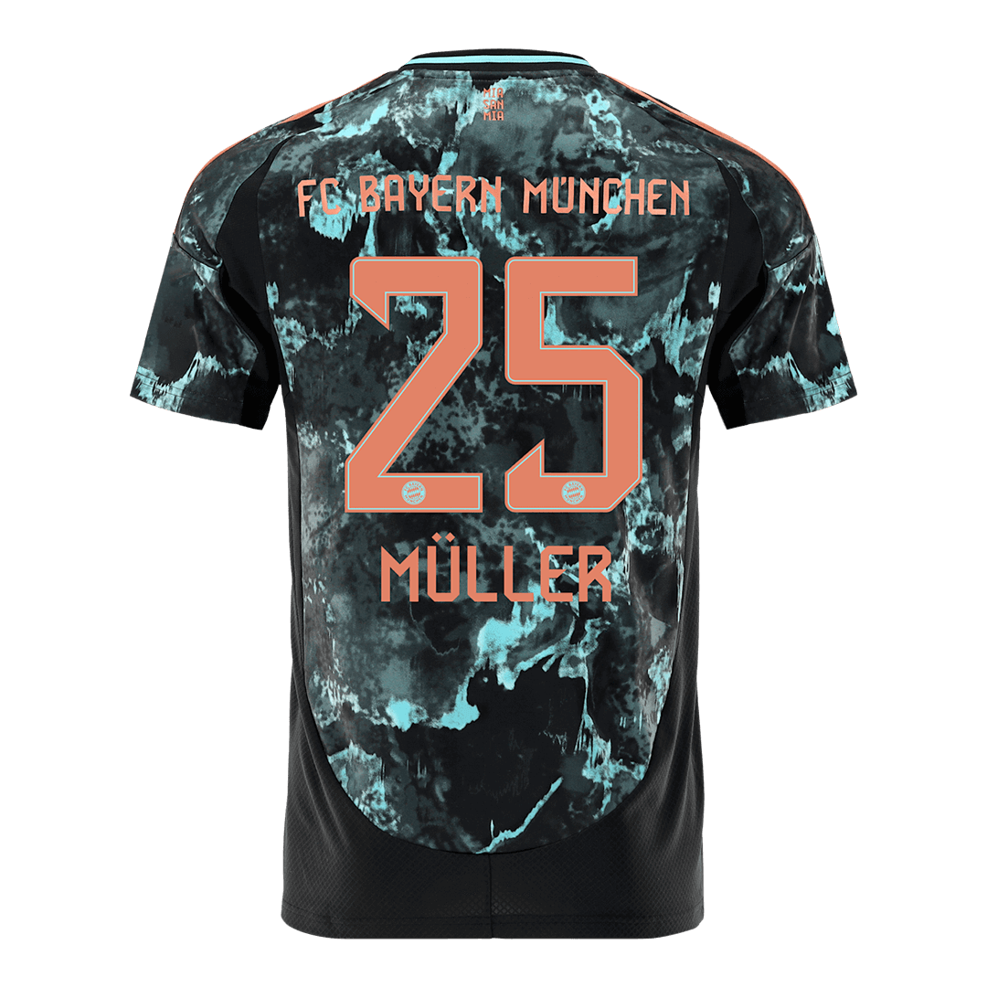 MÜLLER #25 Bayern Munich Soccer Jersey Away Custom Shirt
