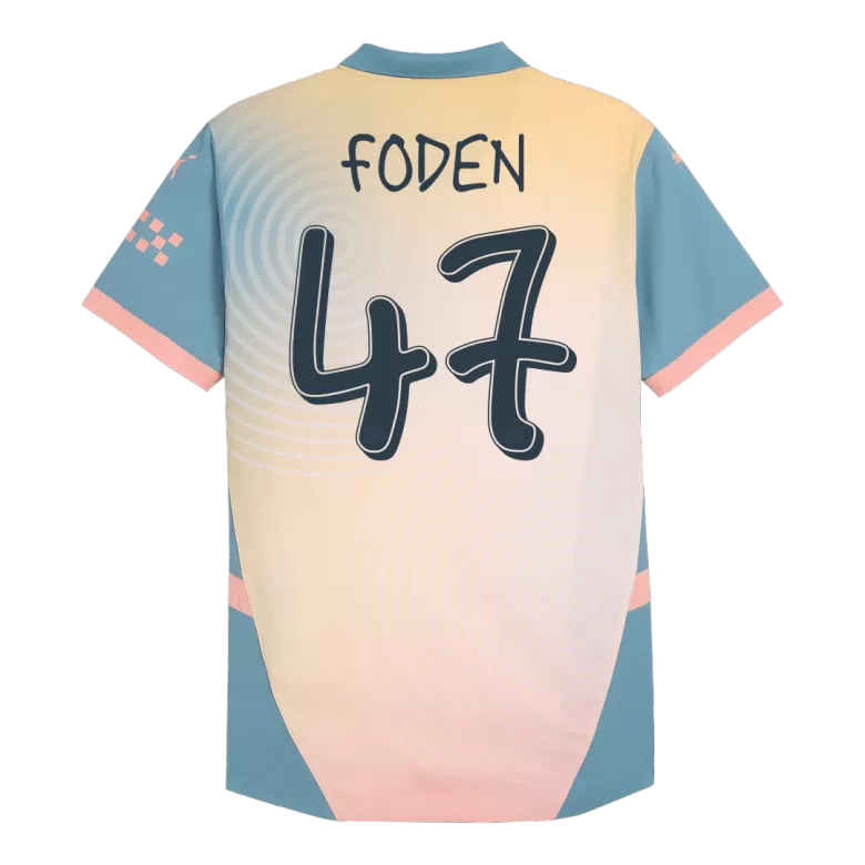 Authentic FODEN #47 Soccer Jersey Manchester City Fourth Away Shirt 2024/25 Definitely City - bestsoccerstore