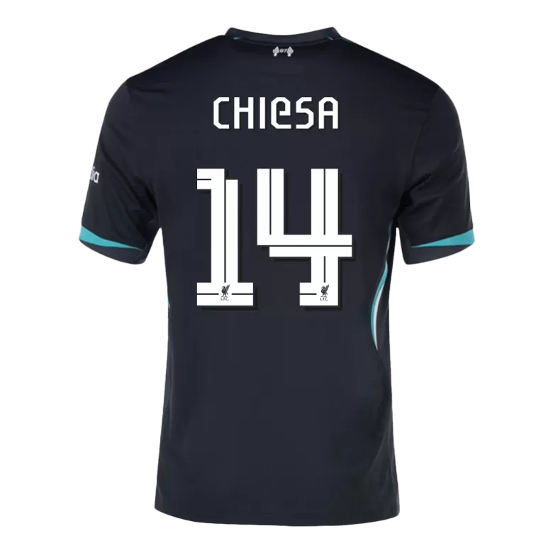 Liverpool Jersey Custom CHIESA #14 Soccer Jersey Away 2024/25 -UCL - bestsoccerstore