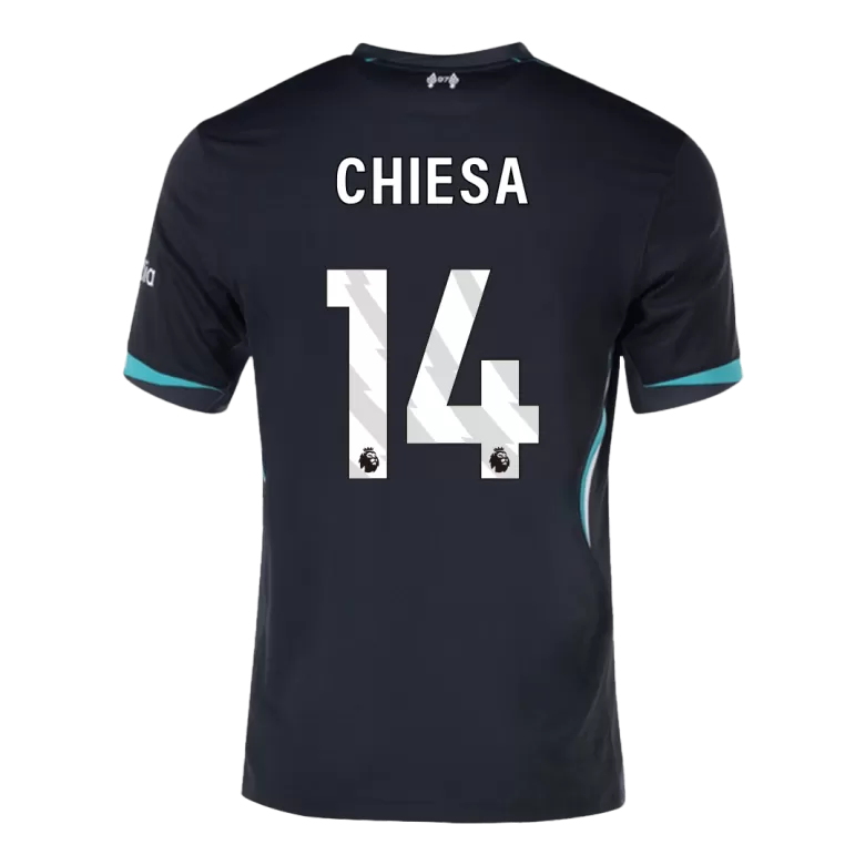 Liverpool Jersey Custom CHIESA #14 Soccer Jersey Away 2024/25 - bestsoccerstore