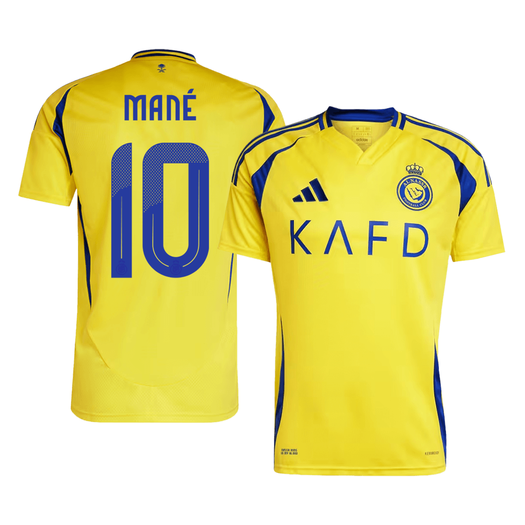 Al Nassr Jersey Custom MANÉ #10 Soccer Jersey Home -ACL - bestsoccerstore