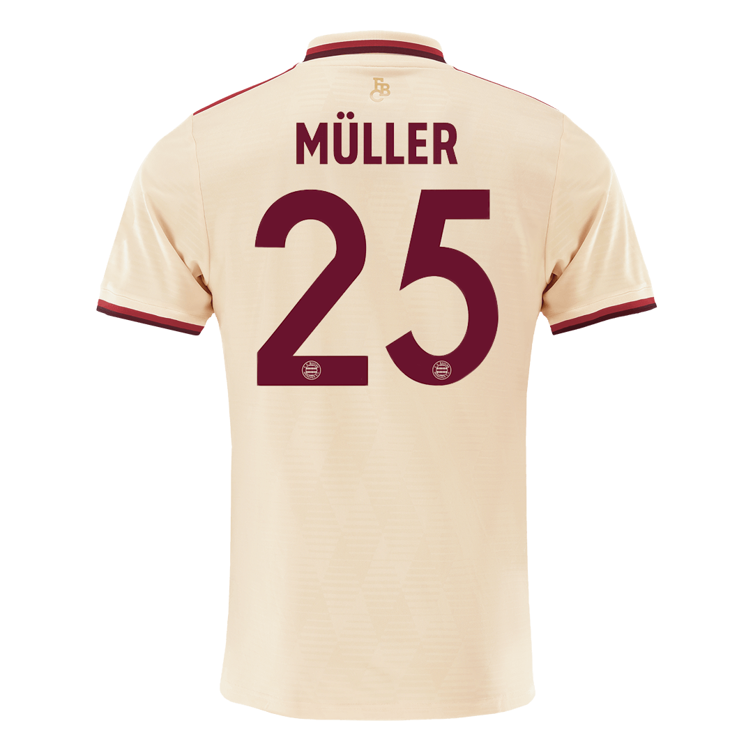 Bayern Munich MÜLLER #25 Soccer Jersey Third Away Custom Shirt - UCL - bestsoccerstore