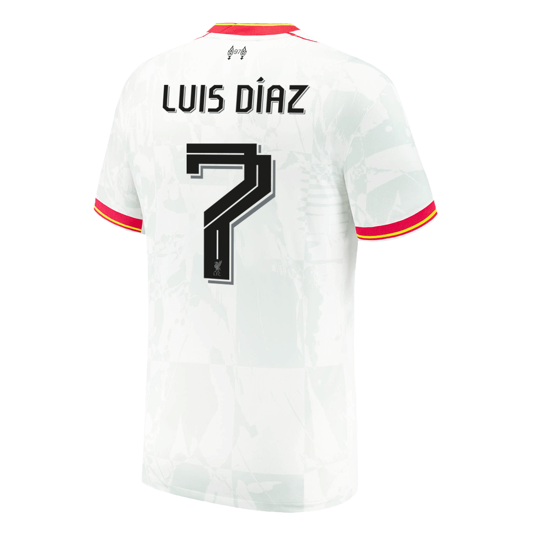 Liverpool LUIS DÍAZ #7 Soccer Jersey Third Away Custom Shirt - UCL