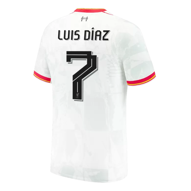 LUIS DÍAZ #7 Liverpool Soccer Jersey Third Away Custom Shirt 2024/25 -UCL - bestsoccerstore