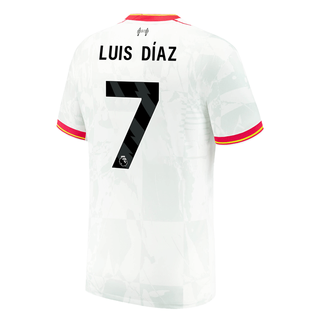 Liverpool LUIS DÍAZ #7 Soccer Jersey Third Away Custom Shirt