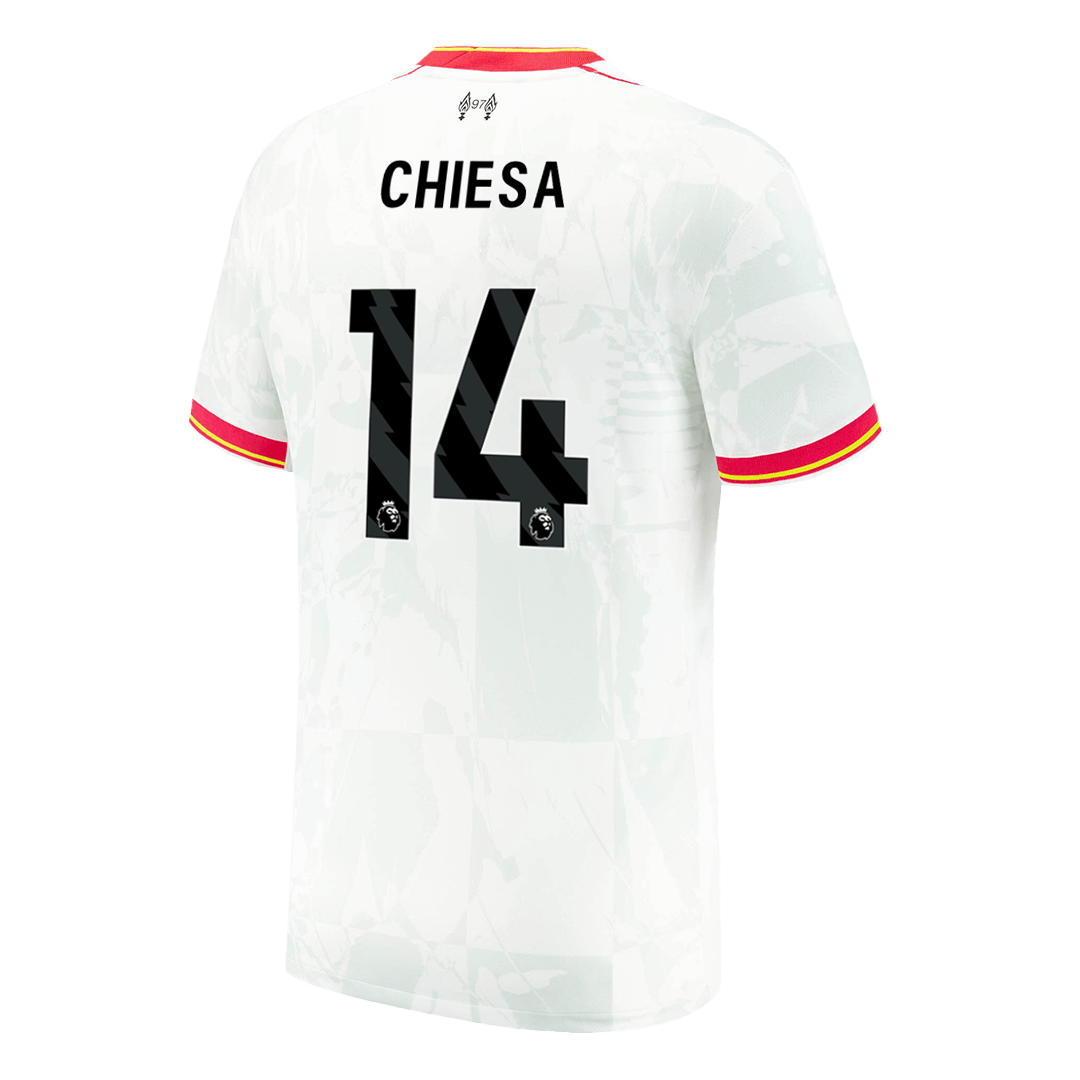 CHIESA #14 Liverpool Soccer Jersey Third Away Custom Shirt