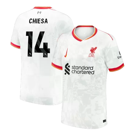 CHIESA #14 Liverpool Soccer Jersey Third Away Custom Shirt 2024/25 - bestsoccerstore