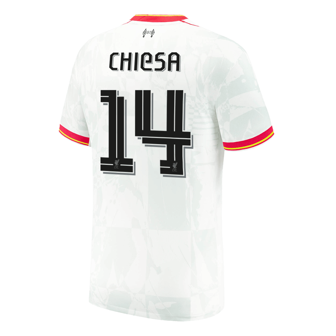 Liverpool CHIESA #14 Soccer Jersey Third Away Custom Shirt - UCL