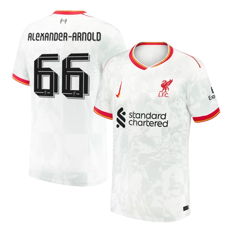 ALEXANDER-ARNOLD #66 Liverpool Soccer Jersey Third Away Custom Shirt 2024/25 -UCL - bestsoccerstore