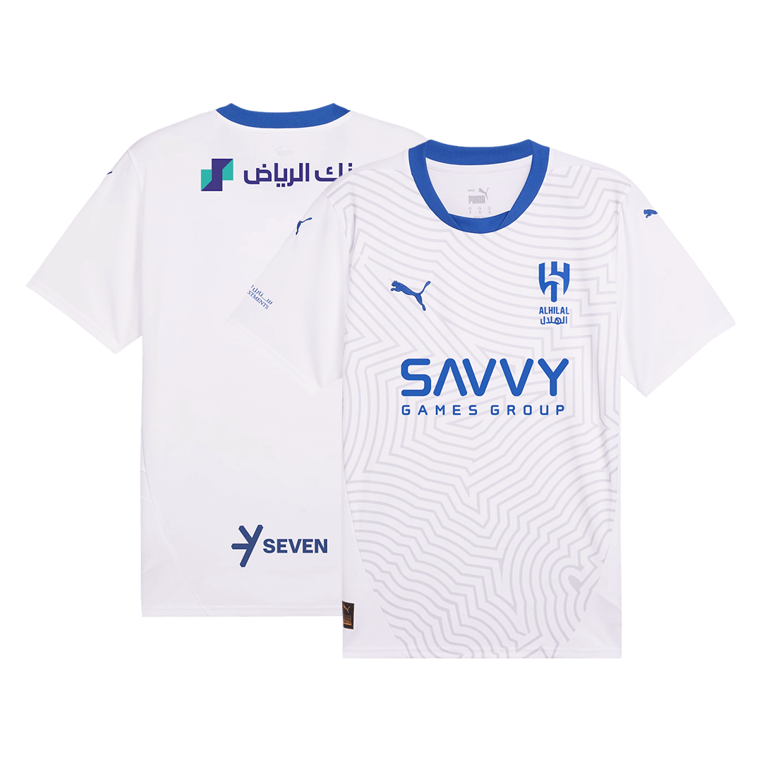 Al Hilal SFC Soccer Jersey Away Custom Shirt - bestsoccerstore