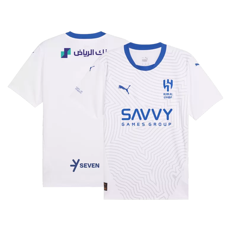 Al Hilal SFC Soccer Jersey Away Custom Shirt 2024/25 - bestsoccerstore