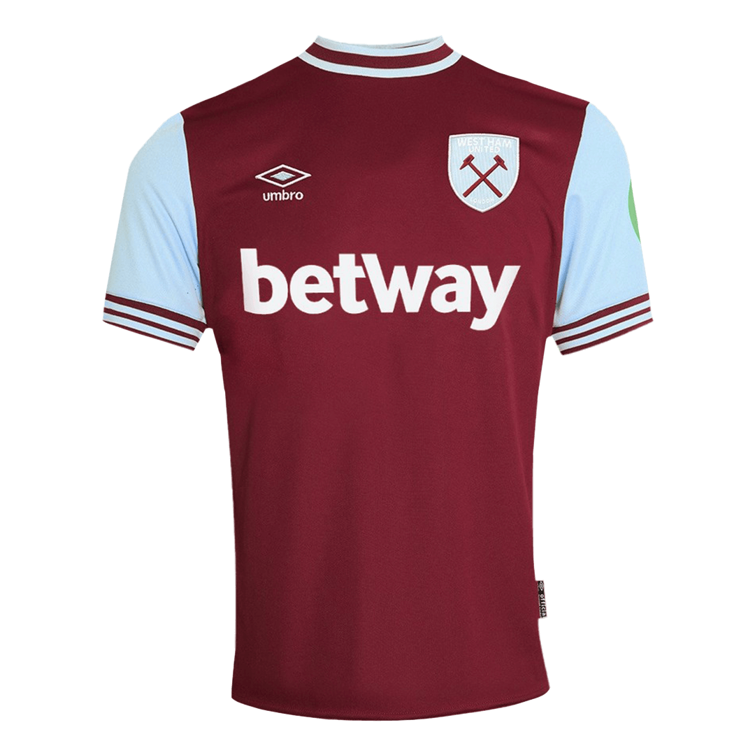 West Ham United Soccer Jersey Home Custom Shirt - bestsoccerstore