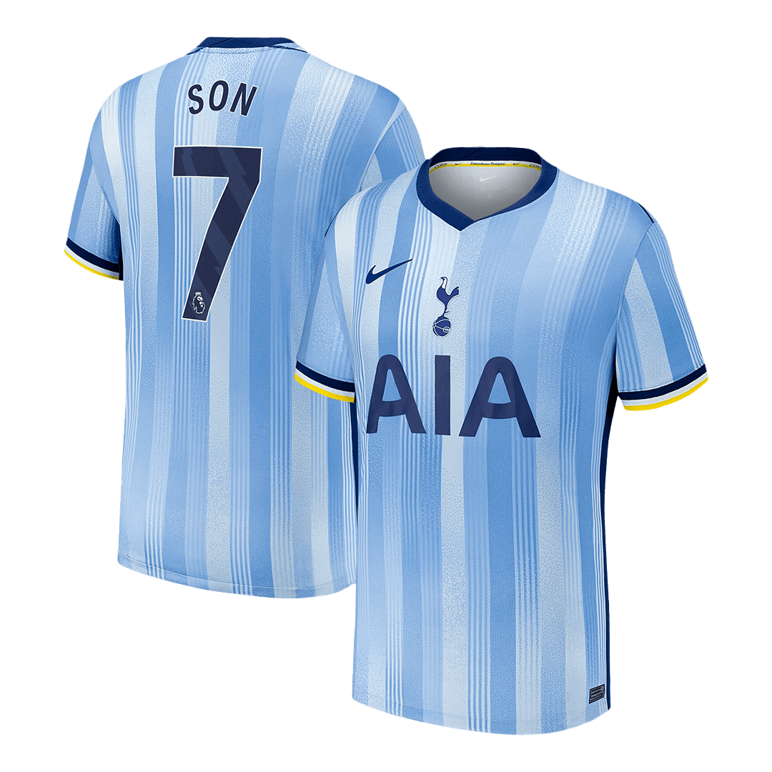 SON #7 Tottenham Hotspur Soccer Jersey Away Custom Shirt - bestsoccerstore